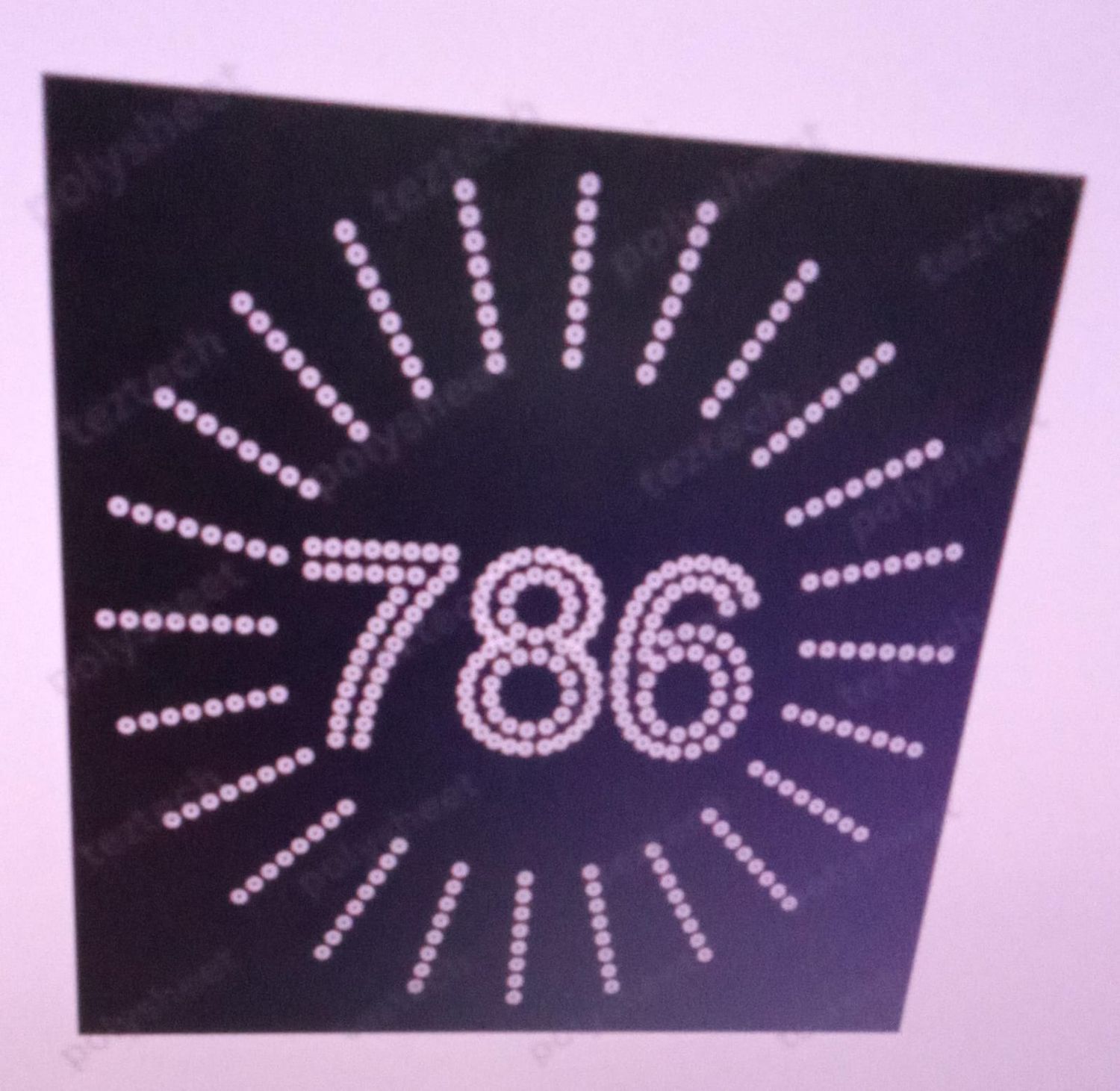 786 WITH 8X24 CIRCLE 4x4 FEET