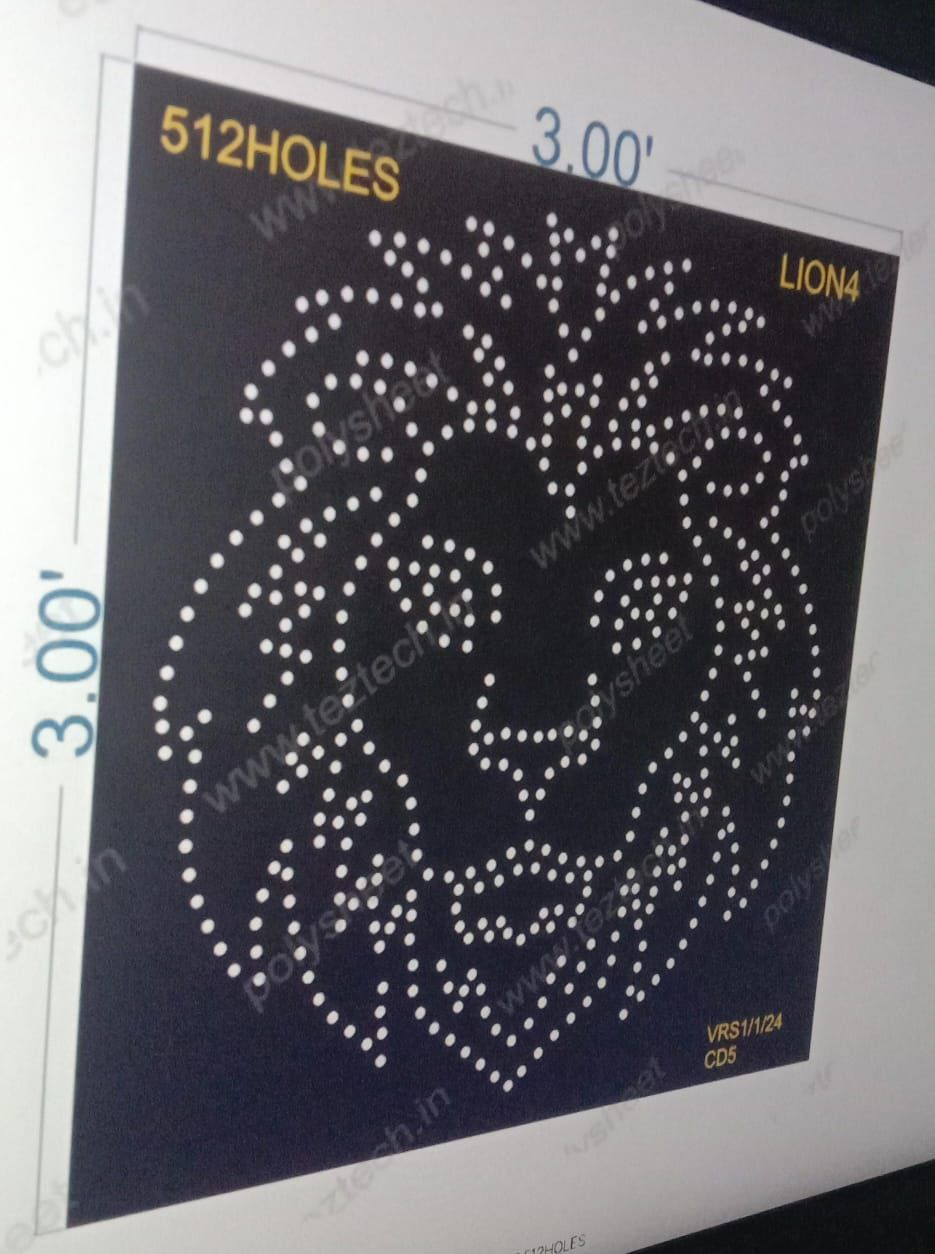 LION4  LION 3X3 FEET 512HOLES