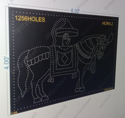 HOR4.2 HORSE 4x6 FEET 1256 HOLES