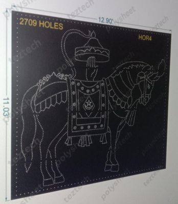 HOR4 HORSE 10X12 FEET 2709 HOLES
