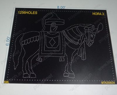 HOR4.3 HORS 6X8 FEET 1256 HOLES