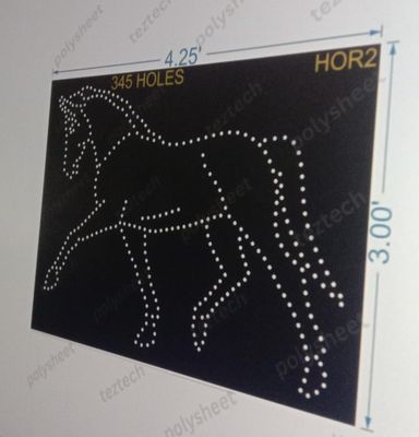 HOR2 HORSE 3X4.25 FEET 345 HOLES