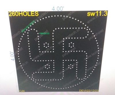 SW11.3 SWASTIK WITH CIRCLE 4X4FEET 260HOLES