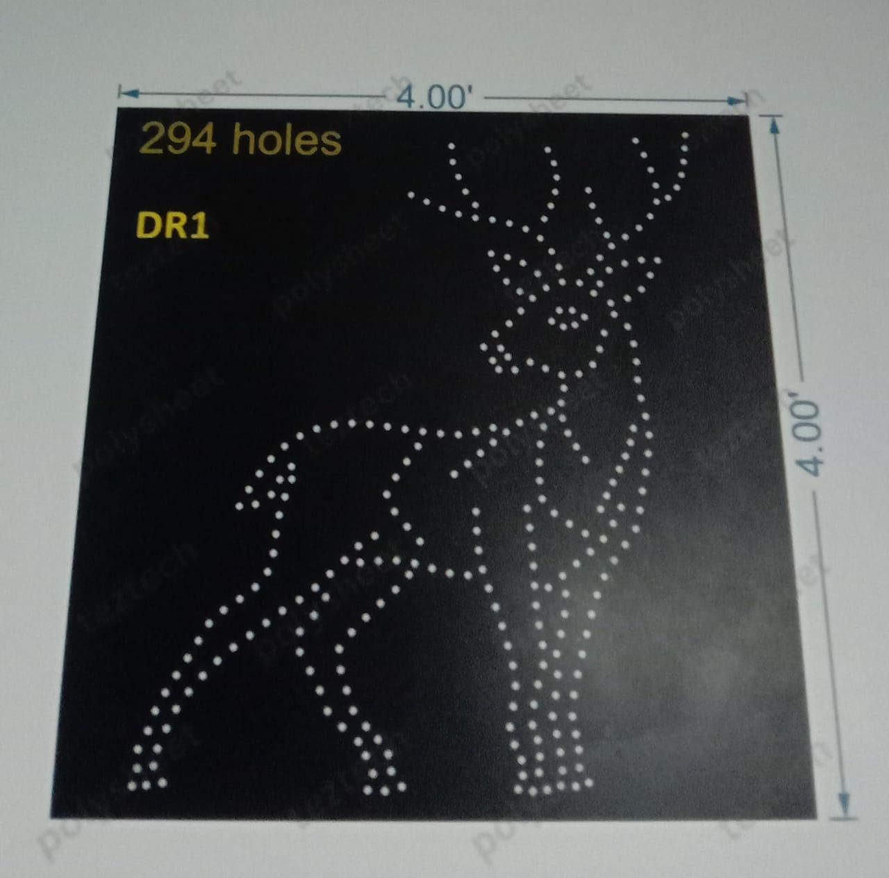 DR1	DEER 4X4 FEET 294 HOLES