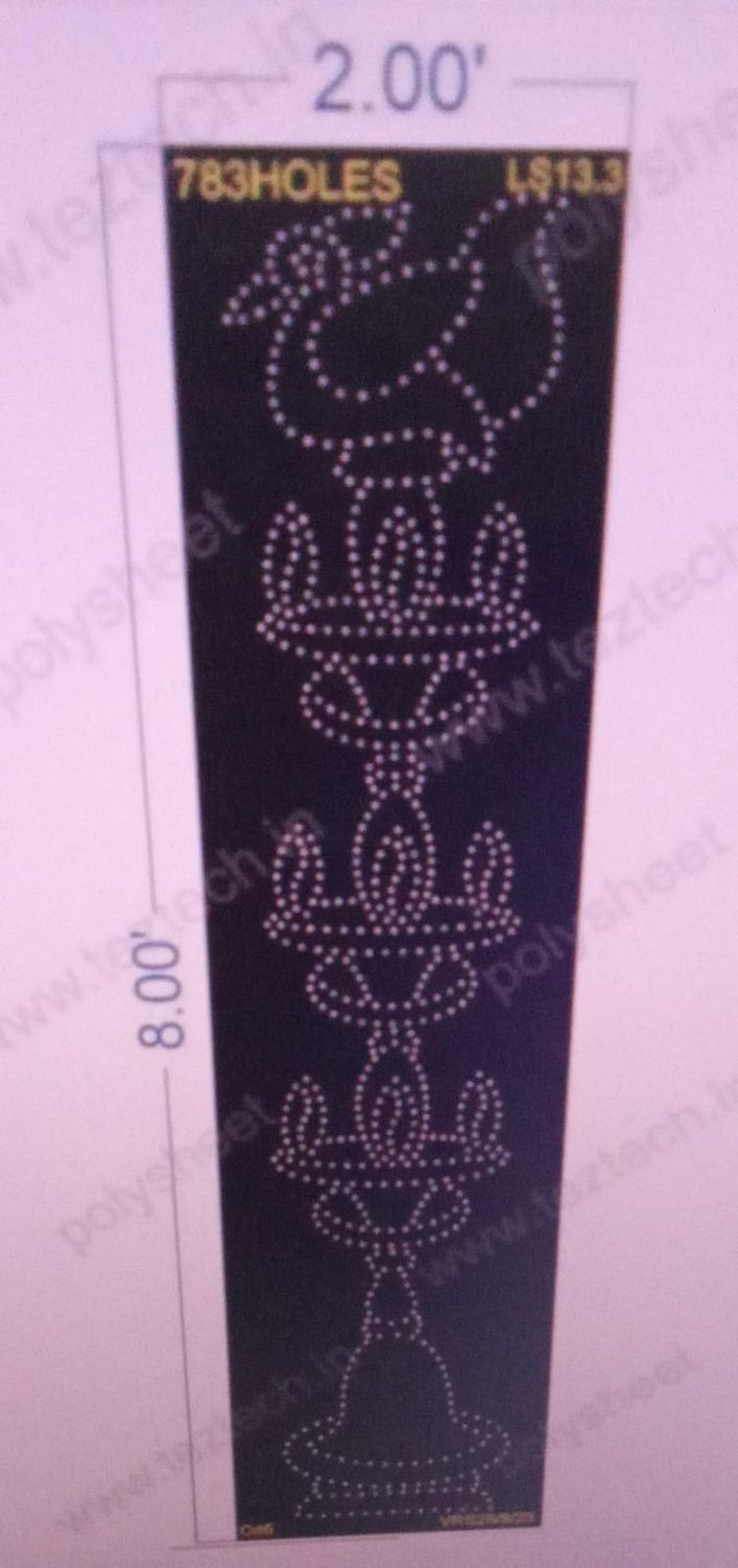 LS13.3 LAMP STAND 8X2 FEET 783 HOLES