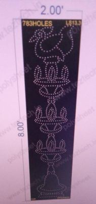 LS13.3 LAMP STAND 8X2 FEET 783 HOLES
