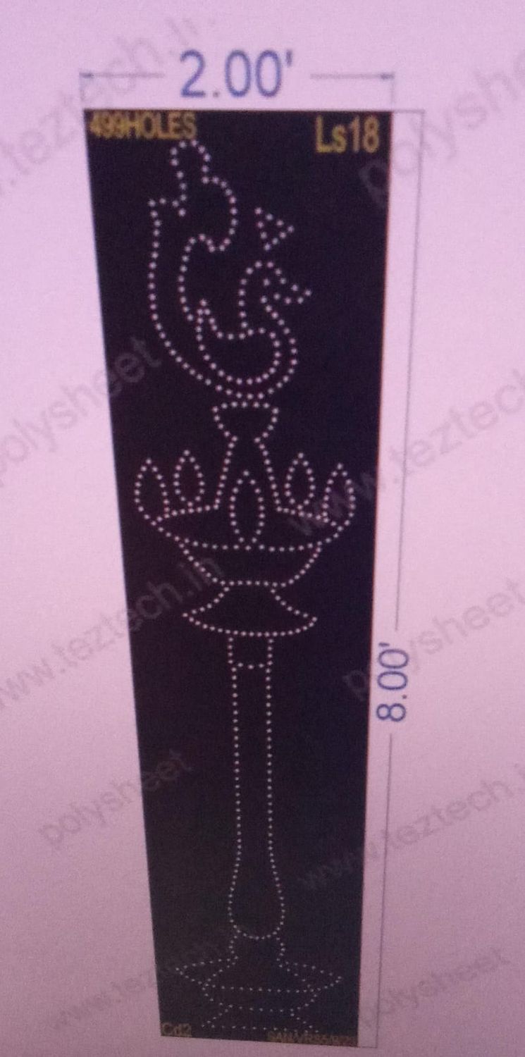LS18 LAMP STAND 2X8 FEET 499HOLES