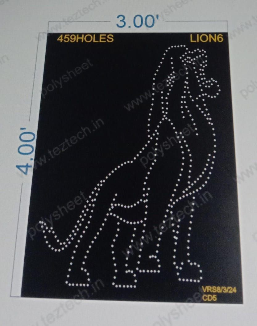 LION6 LION 4X3 FEET 459 HOLES