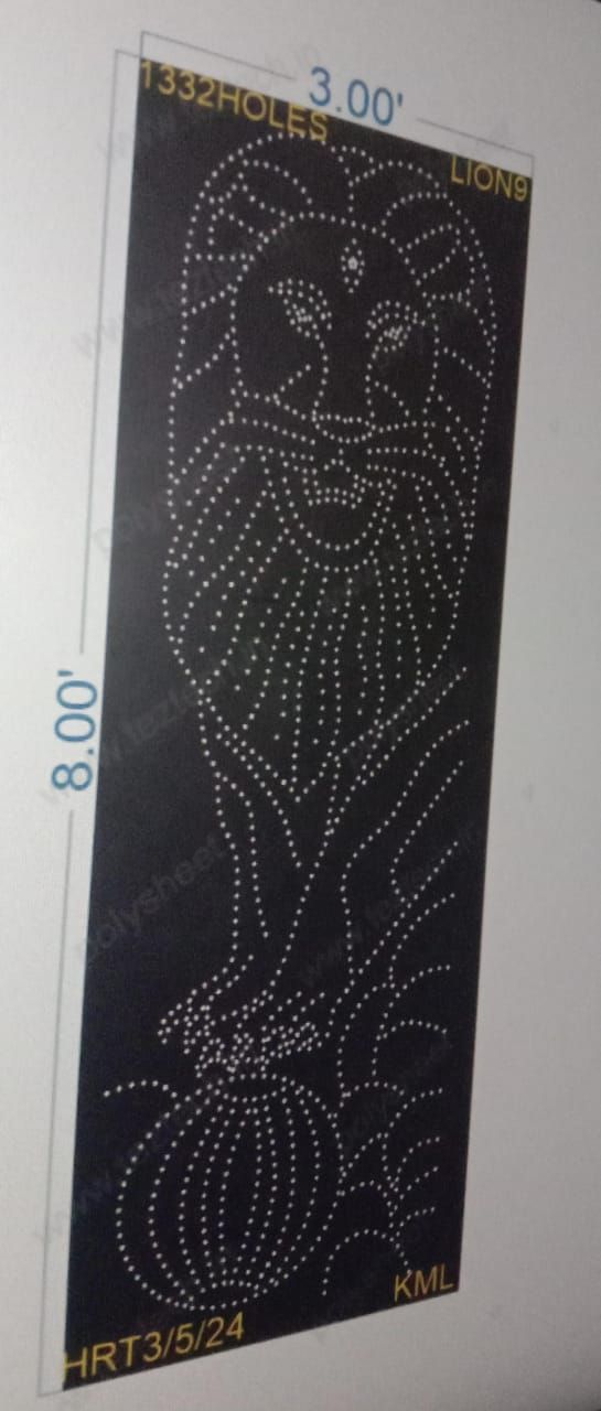 LION9 LION 3X8 FEET 1332 HOLES
