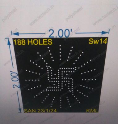 SW14 SWASTIK 2X2FEET 188HOLES