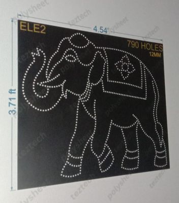 ELE2 ELEPHANT 4.54X3.71 FEET  790 HOLES
