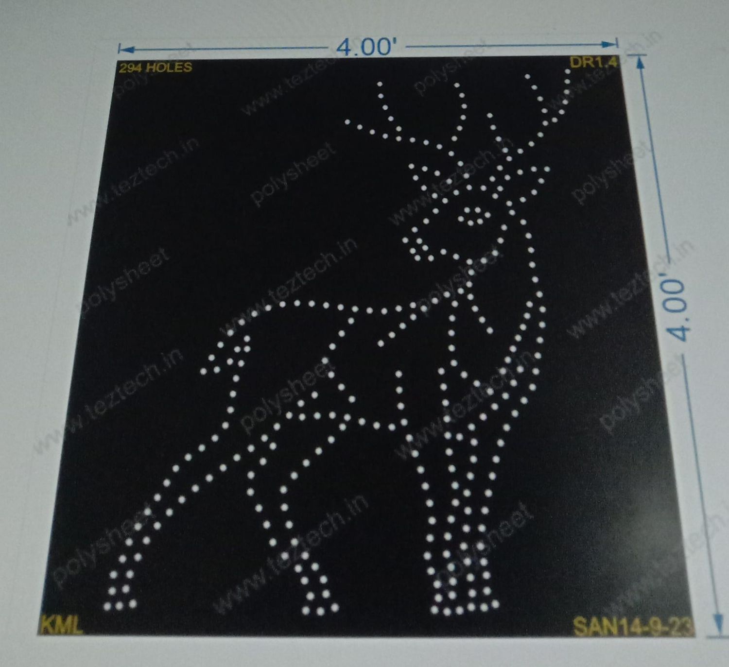 DR1.4 DEER 4X4 FEET 294HOLES