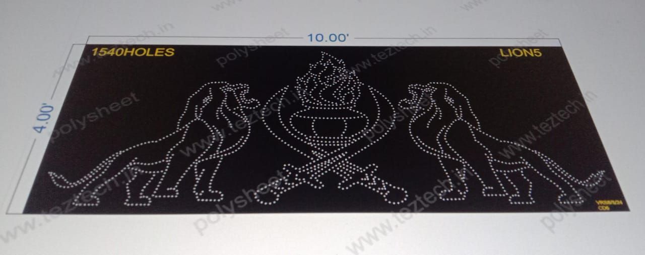 LION5 LION 4X10 FEET 1540 HOLES