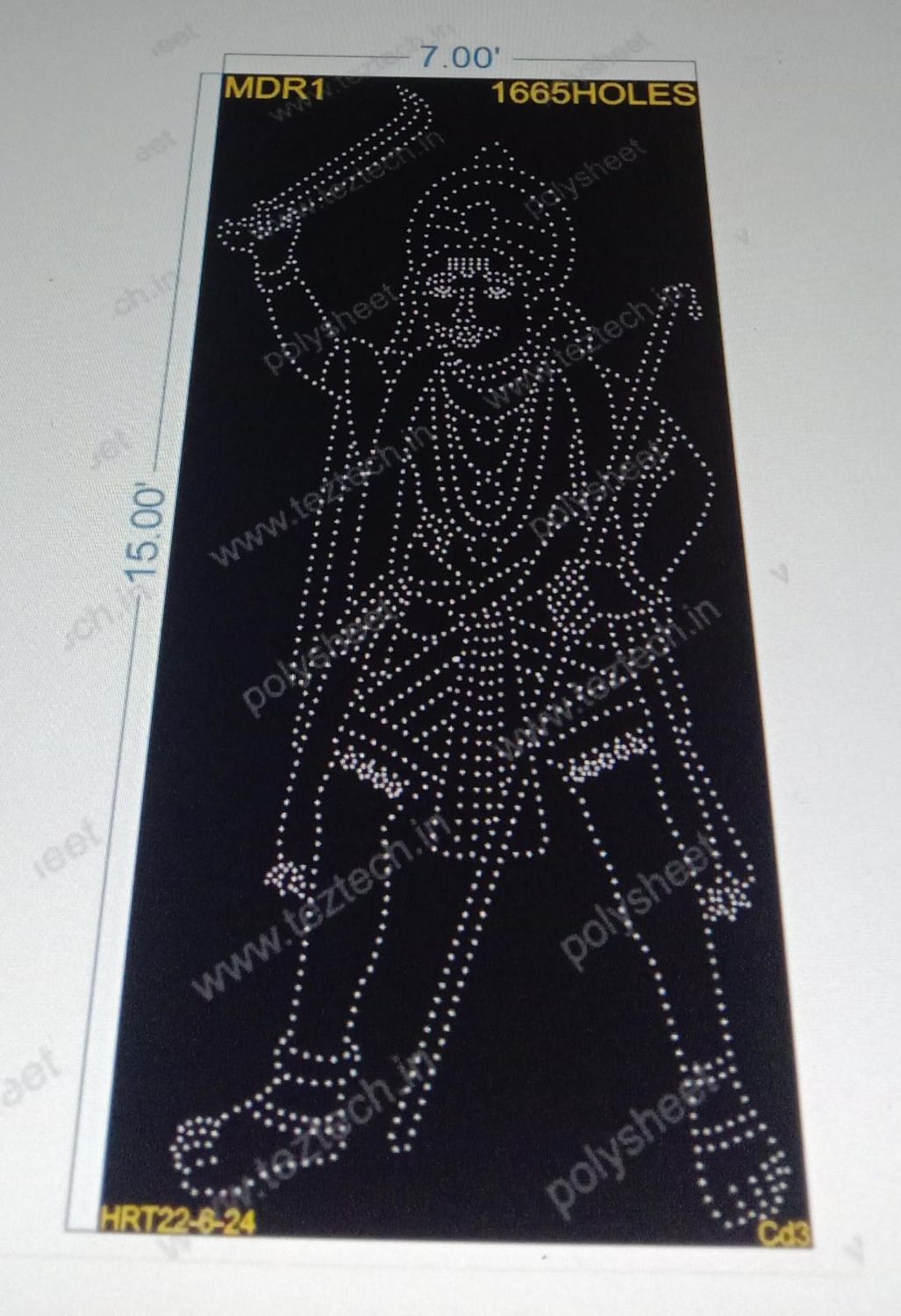 MDR1 MADURAI VEERAN 15X7FT 1665 HOLES(4 PARTS)