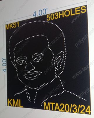 MKS1 M.K.STALIN 4X4 FEET 503 HOLES
