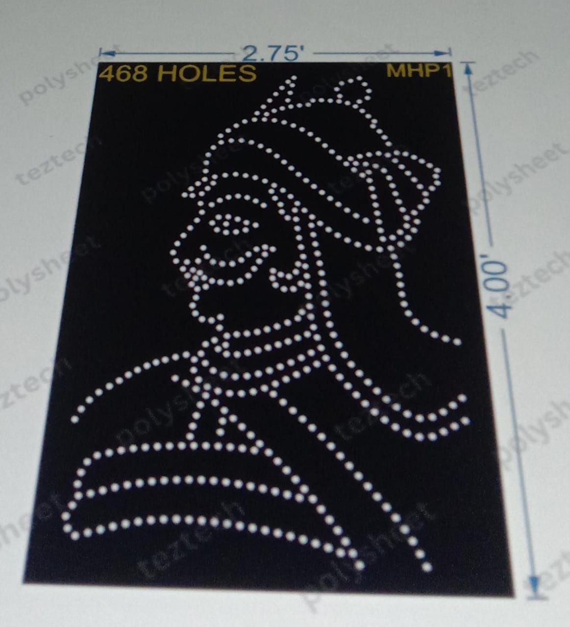 MHP1 MAHARANA PRATAP  4X2.75 FEET  468 HOLES