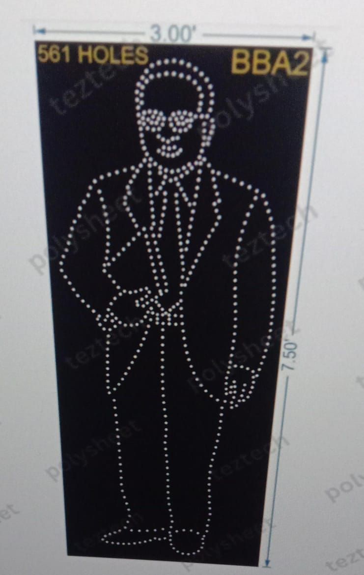 BBA2 BABA SAHEB AMBEDKAR 7.50X3 561 HOLES