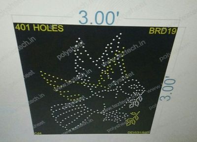 BRD19 FLYING BIRD 1 PART 3X3 FEET 401 HOLES