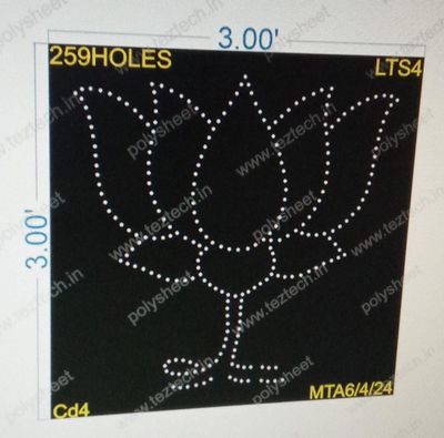 LTS4 LOTUS 3X3 FEET 259 HOLES