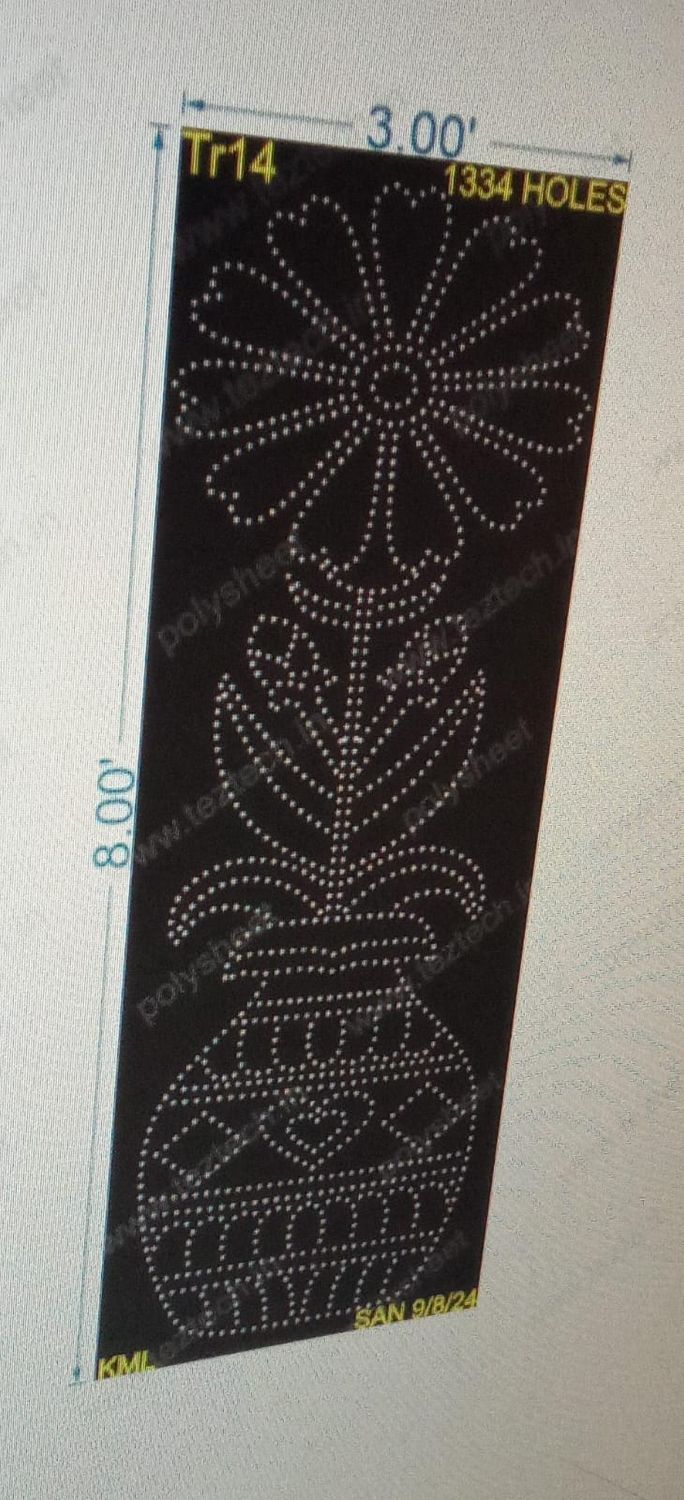 TR14 FLOWER TREE 8X3 FEET 1334 HOLES