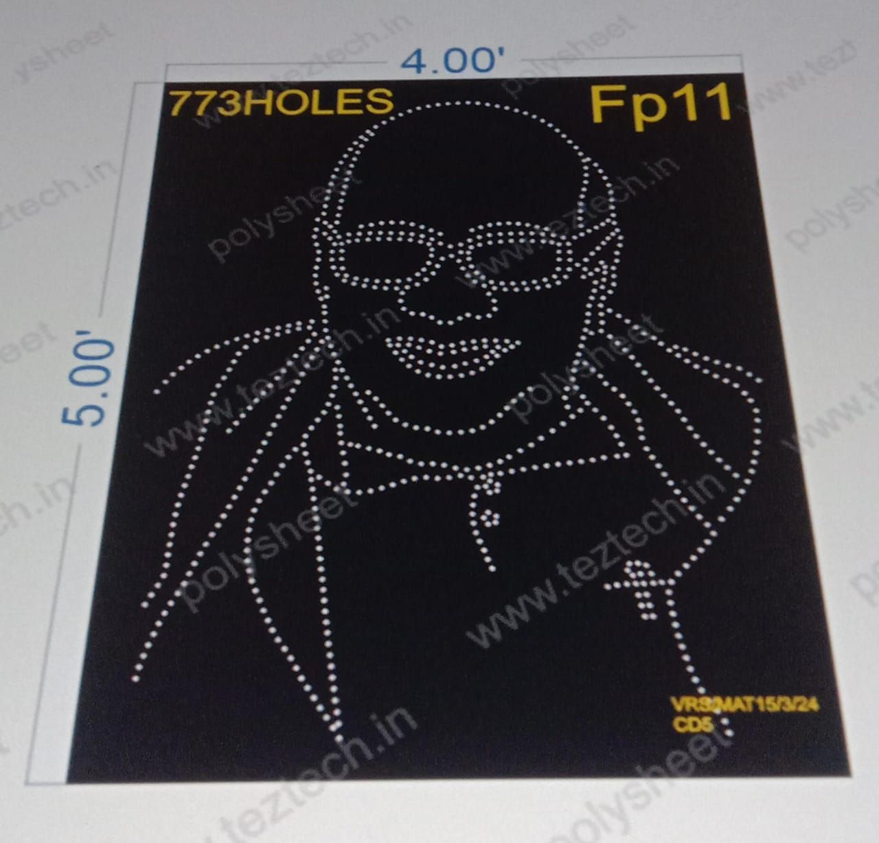 FP11 KARUNANIDHI  4X5 FEET 773 HOLES