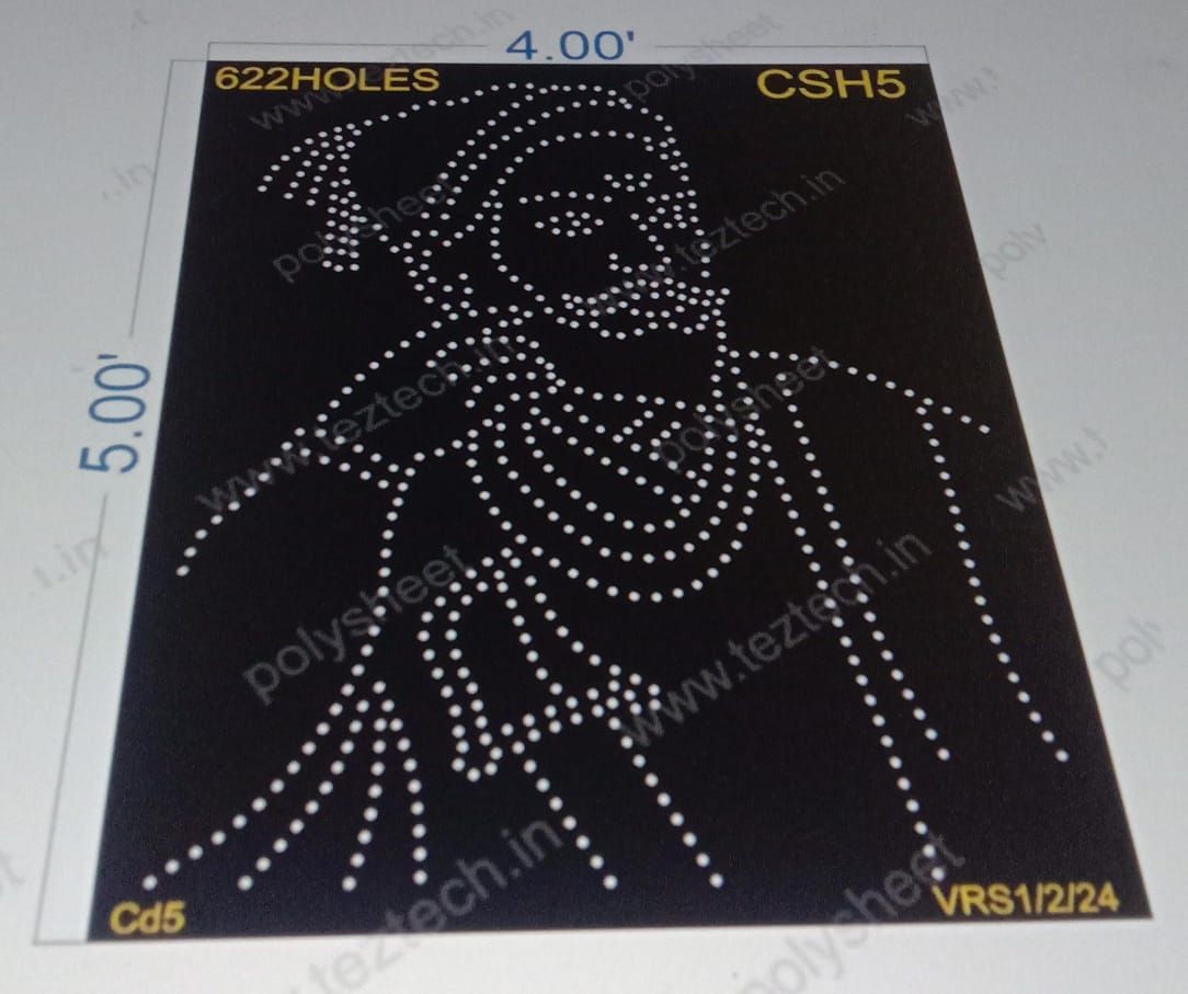 CSH5 CHHATRAPATI SHIVAJI 5X4 FEET 622 HOLES
