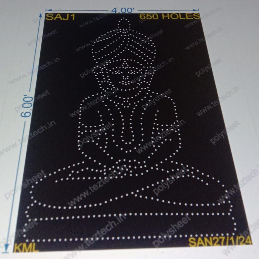 SAJ1 Shri Aadinath Ji  6X4 FT 650 HOLES