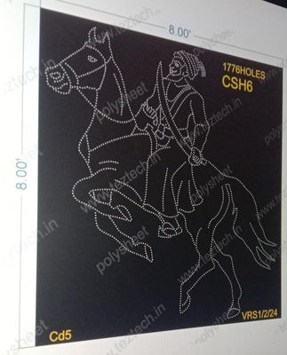 CSH6 CHHATRAPATI SHIVAJI 8X8 FEET 1776 HOLES
