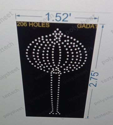 GADA1 GADA 2.75X1.52 FEET 206 HOLES