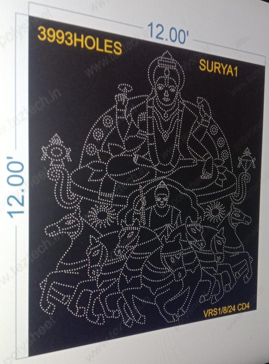SURYA1 LORD SURYA 12X12 FEET 3993 HOLES