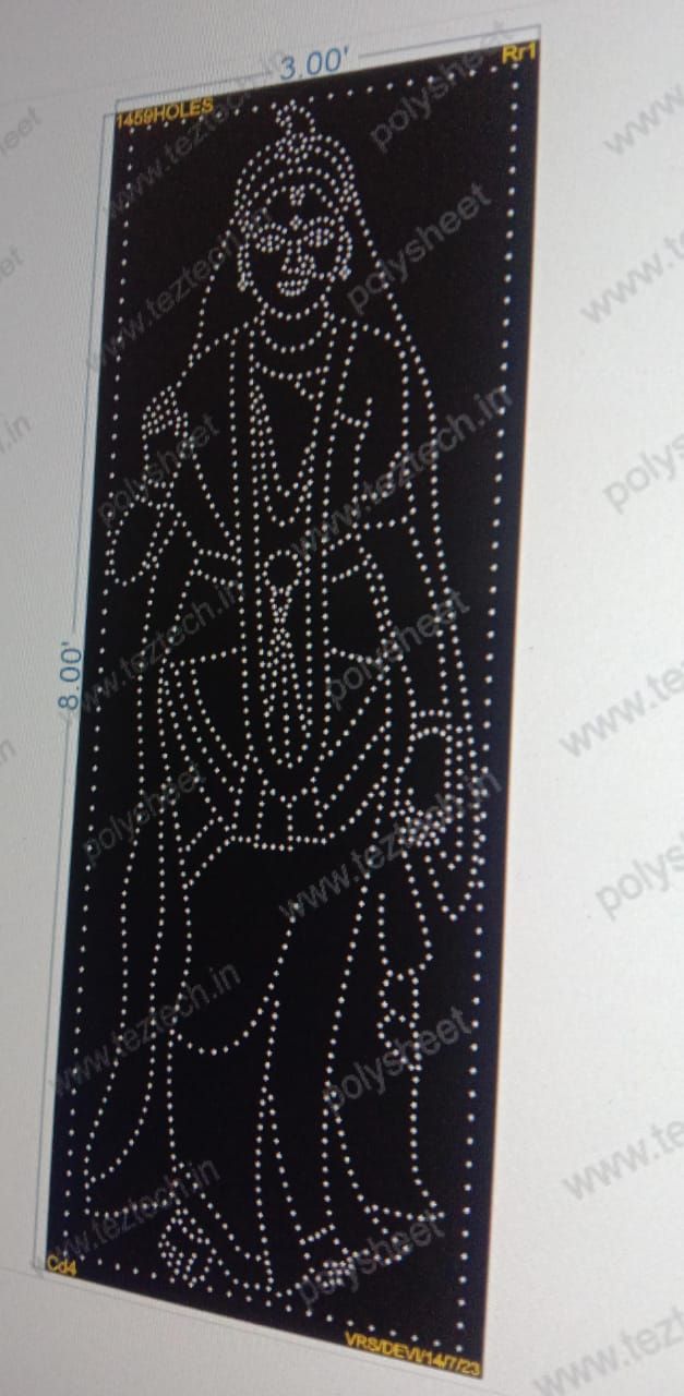 RR1 RADHA RANI 3X8FEET 1459HOLES