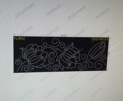 FLRR2 FLOWER ROW 3X8 1012 HOLES