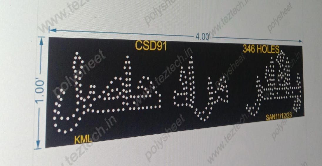 CSD91 1X4FEET 346HOLES