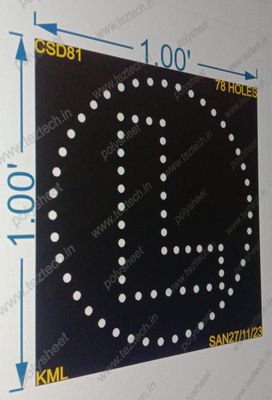 CSD81 CUSTOME DESIGN 1X1FEET 78 HOLES