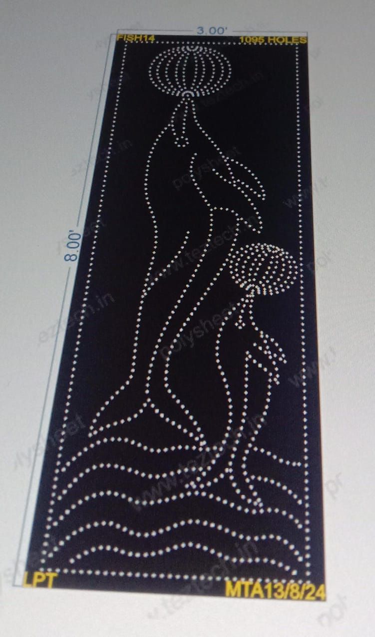 FISH14 FISH 8X3 FEET 1095 HOLES