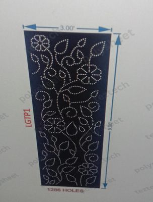 LGTP1 LEAF PILLAR 9X3 1286 HOLES