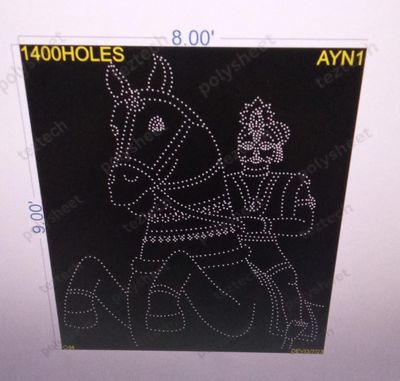 AYN1 AYYANAR GOD 8X9FEET 1400HOLES IN 3PARTS