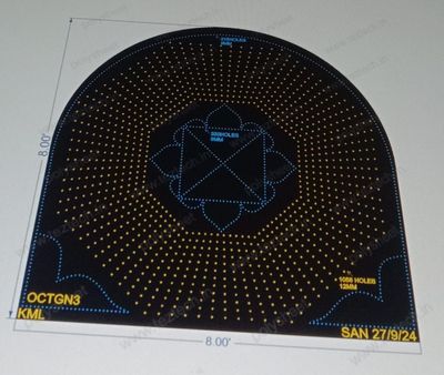 OCTGN3 OCTAGON  8X8FEET 1604HOLES (2PARTS)
