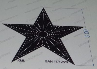 DSTR1.2 STAR 3X3FEET TOTAL 294 HOLES