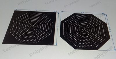 OCTGN1  OCTAGON 4X4 FEET - 78 HOLES TRIANGLE IN TRIANGLE X  8 = TOTAL 624 HOLES