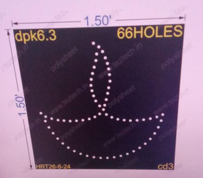 DPK6.3 DIPAK 1.5X1.5 FEET 66 HOLES