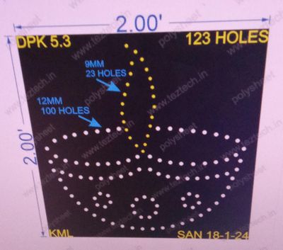 DPK5.3 DIPAK 2X2 FEET 123 HOLES