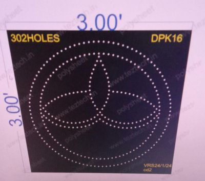 DPK16 DIPAK 3X3 FT 302 HOLES