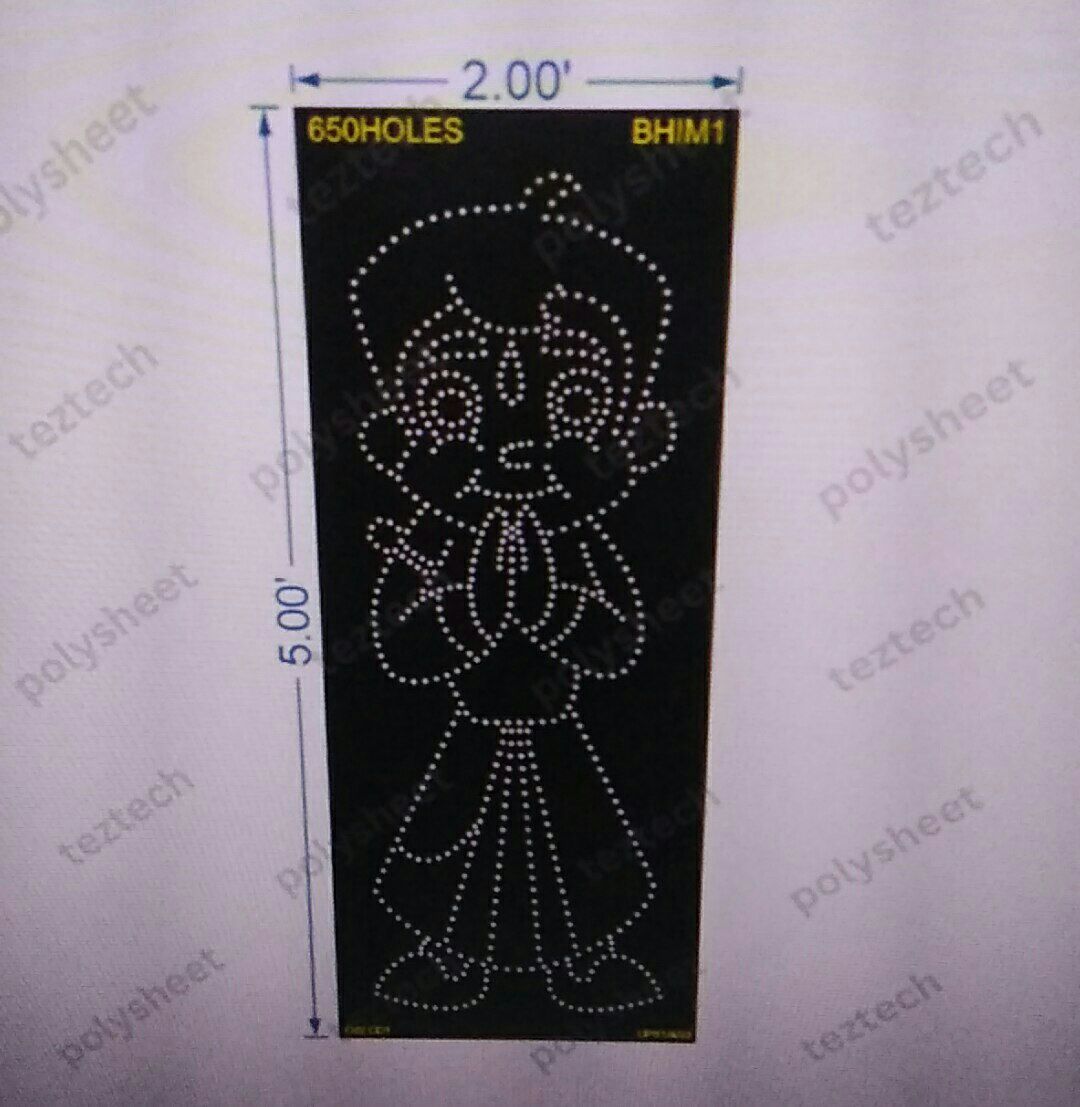 BHIM1 CHHOTA  BHIM 2X5FEET 650HOLES