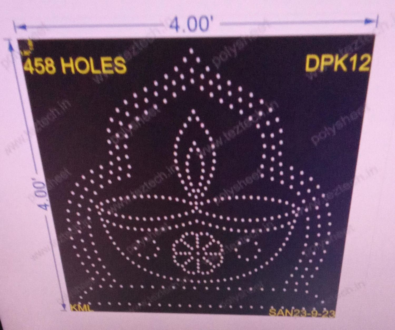 DPK12 DIPAK 4X4 FT 458HOLES