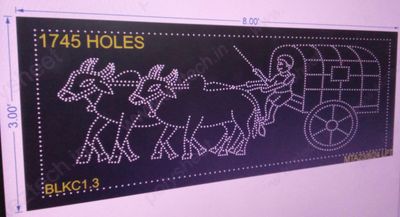 BLKC1.3 BULLUCK CART 3X8 FEET 1745 HOLES