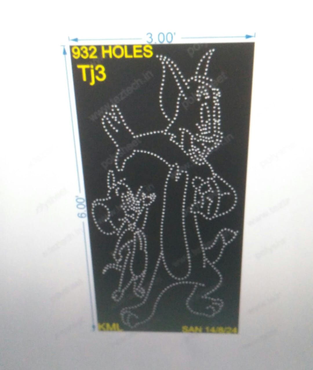 TJ3 TOM AND JERRY 6X FEET 932 HOLES