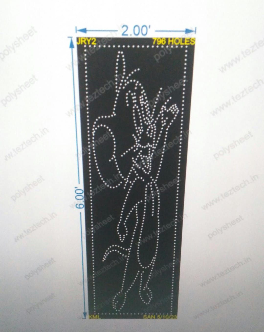 JRY2 JERRY CARTOON 6X2 FEET 796HOLES