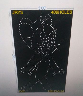 JRY3 JERRY 5X3 FEET 489 HOLES