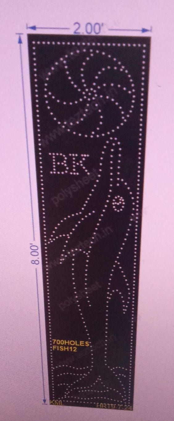FISH12 FISH 8X2 FEET 700 HOLES